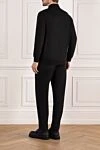 Walking men's suit black with zipper Brunello Cucinelli - 64% cotton, 26% nylon, 6% cashmere. Closure: zipper. two side pockets. Country of manufacture: Italy. Care: specialized cleaning - photo 4