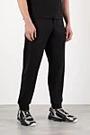 Dolce & Gabbana Брюки мужские спортивные черные - логотип DG. 71% хлопок, 29% полиэстер. два боковых кармана, один задний на молнии. . . Страна производитель: Италия. Уход: специализированная чистка - фото 3