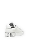 Dolce & Gabbana Сникеры Portofino из телячьей кожи белые женские
 - Декор : логотип DG. 100% телячья кожа с эффектом наппы. шнурки. подошва из резины с логотипом. Стелька: стелька из телячьей кожи с фирменным лейблом. . Страна производитель: Италия. Уход: специализированная чистка - фото 3
