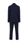 Men's classic wool suit blue Corneliani - 100% wool. Closure: buttons. two side pockets, one chest pocket. . Country of origin: Italy. Care: specialized cleaning - photo 6