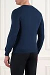 Blue wool jumper for men Corneliani - 100% wool. Country of manufacture: Italy. Care: specialized cleaning - photo 4