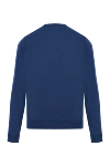 Blue wool jumper for men Corneliani - 100% wool. Country of manufacture: Italy. Care: specialized cleaning - photo 6