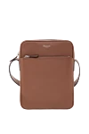 Serapian North South messenger bag in Cachemire leather - fittings with palladium finish. Italian wrinkled calfskin. Dimensions: 22x28x8 cm. Strap: Fixed adjustable shoulder strap. Closure: single zipper. front zip pocket. Country of manufacture: Italy. Care: specialized cleaning - photo 1