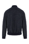 Lubiam Soft blue men's cotton jacket with buttons - 100% cotton. Closure: buttons. two side pockets. Country of manufacture: Italy. Care: specialized cleaning - photo 5