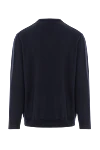 Corneliani Классический джемпер прямого кроя из шерсти синего цвета
 - 100% шерсть. Цвет: синий. . . Страна производитель: Италия. Уход: специализированная чистка - фото 7