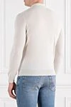 Жеңі ұзын ақ жүннен жасалған поло жейде Corneliani - Құрамы: 100% жүн. Бекіткіш: найзағай. . Шығарылған елі: Италия. Күтім: арнайы тазалау - фото 4