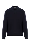 Corneliani Қою көк түстегі сыдырмасы бар жүннен жасалған поло көйлек
 - Құрамы: 100% жүн. Түсі: көк. Бекіткіш: найзағай. . Шығарылған елі: Италия. Күтім: арнайы тазалау - фото 1