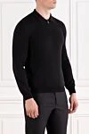 Corneliani Қара жүннен жасалған ұзын жеңді поло жейде - Құрамы: 100% жүн. Бекіткіш: найзағай. . Шығарылған елі: Италия. Күтім: арнайы тазалау - фото 3