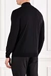 Corneliani Лаконикалық дизайн және тығыз мойын сызығы бар ерлер секіргіші, қара
 - Декорация: бренд логотипі. Құрамы: 100% жүн. Түсі: қара. . Шығарылған елі: Италия. Күтім: арнайы тазалау - фото 3