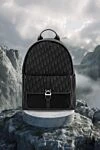 Dior 8 Backpack Black Jacquard Men's Dior - Decoration: Dior signature in ruthenium-plated brass on the front. technical fabric, cotton and calfskin. Dimensions: 31 x 41 x 15 cm. zipped laptop compartment, flat internal pocket, technical mesh pocket with flap and Dior 8 buckle on the front, flat mesh side pockets. zip. . Country of origin: France. Care: specialized cleaning - photo 6