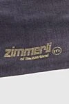 Zimmerli Носки из хлопка черные мужские - принт логотипа. 100% хлопок. Страна производитель: Италия. Уход: специализированная чистка - фото 3