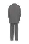 Men's suit made of wool and mohair with micro stripe in a cool gray tone
Canali - Slit, stripe pattern. 84% wool, 16% mohair. Closure: Buttons, hook. Chest pocket, two flap pockets. Three pockets. Two side pockets, two back pockets with buttons. Lining: 100% cupro. Country of origin: Italy. Care: specialized cleaning - photo 6