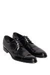 Dolce & Gabbana Туфли мужские из кожи черные - Вставки из структурной кожи, лак. 100% кожа. Шнуровка. Внутренняя отделка: Кожа . Стелька: Кожа. Высота каблука: 2см. Другие материалы. Страна производитель: Италия. Уход: специализированная чистка - фото 3