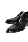 Dolce & Gabbana Туфли мужские из кожи черные - Вставки из структурной кожи, лак. 100% кожа. Шнуровка. Внутренняя отделка: Кожа . Стелька: Кожа. Высота каблука: 2см. Другие материалы. Страна производитель: Италия. Уход: специализированная чистка - фото 5