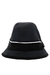 Hat made of cotton and linen gray for men Dolce & Gabbana - Contrast bow. 85% cotton, 15% linen. Country of manufacture: Italy. Care: specialized cleaning - photo 4