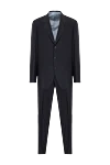 Brioni Жүн мен жібектен тігілген ерлер костюмі, сұр түсті - саңылау. Құрамы: 88% жүн, 12% жібек. Жабу: түймелер, ілмек. Қалталар (сыртқы): кеуде қалтасы, екі қалталы қалта. Қалталар (ішкі): үш қалта. Шалбар қалталары: екі бүйір қалта, түймелері бар екі артқы қалта. Астарлығы: 100% мельгерь. Шығарылған елі: Италия. Күтім: арнайы тазалау - фото 1