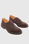 Tricker`s Туфли мужские из замши коричневые - Перфорация. 100% замша. Шнуровка. Внутренняя отделка: замша. Стелька: Кожа. Высота каблука: 2,5см. Другие материалы. Страна производитель: Англия. Уход: специализированная чистка - фото 3
