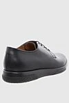 Men's black leather shoes Gucci - 100% leather. Lace. Interior finish: Leather. Insole: Leather. Heel height: 2.5 cm. Other materials. Country of manufacture: Italy. Care: specialized cleaning - photo 4