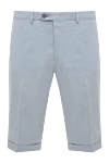 Brioni Ерлерге арналған сұр мақта шорт - тоқыма. Құрамы: 100% мақта. Бекіту: найзағай, түйме. Қалталар: белдік қалта, екі бүйір қалта, екі артқы қалта. Шығарылған елі: Италия. Күтім: арнайы тазалау - фото 1