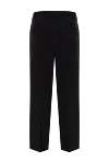 Брюки черные мужские Brioni - защипы. 85% шерсть, 10% кашемир, 5% шелк. пуговица, молния. карман под поясом, два боковых кармана, два кармана сзади с клапанами на пуговицах. Страна производитель: Италия. Уход: специализированная чистка - фото 6