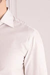 Canali White cotton shirt for men - 100% cotton. Closure: buttons. Country of origin: Italy. Care: specialized cleaning - photo 5