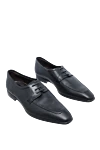 A.Testoni Men's shoes made of black leather - Perforation. 100% leather. Lace-up. Interior: Leather. Insole: Leather. Heel height: 2.5cm. Outsole: Other materials. Country of origin: Italy. Care: specialized cleaning - photo 3
