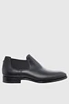 Branchini Men's leather boots black - 100% leather. Elastic inserts. Shaft height: 15 cm. Sole Height: 2.5 cm. Outsole: Other materials. Country of origin: Italy. Care: specialized cleaning - photo 1