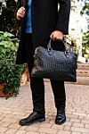 Gucci Ботинки из кожи черные мужские - контрастная подошва. 100% кожа. шнуровка. Высота голенища: 20 см. Высота каблука: 2,5 см . другие материалы. Внутренняя отделка: кожа . Страна производитель: Италия. Уход: специализированная чистка - фото 7