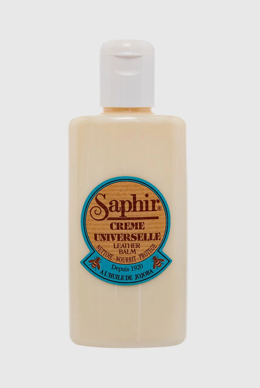 Saphir Universal shoe polish, colorless, cleansing. - Volume: 150 ml. Ingredients: mink oil, beeswax. Country of origin: France. Care: specialized cleaning - photo 1