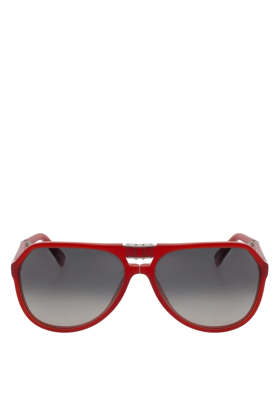 Dolce & Gabbana Очки для защиты от солнца из металла и пластика красный мужские - лого на дужке. защита от ультрафиолета, складная конструкция. пластик, металл. Страна производитель: Италия. Уход: специализированная чистка - фото 1