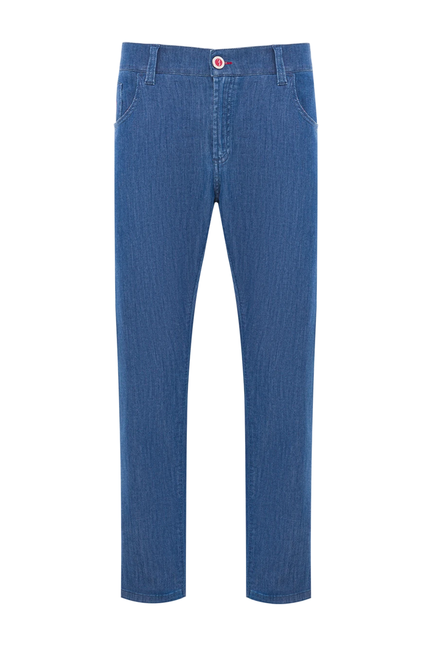 Billionaire Синие джинсы с вышивкой герба и декоративными швами красного цвета
- красная вышивка, контрастные швы. 98% хлопок, 2% эластан. пуговица, молния. три боковых кармана спереди, два кармана сзади. Страна производитель: Италия. Уход: специализированная чистка - фото 1