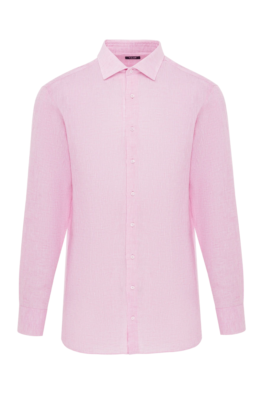 Tombolini Men's linen shirt, light pink
- 100% linen. Closure: buttons. Country of origin: Italy. Care: specialized cleaning - photo 1