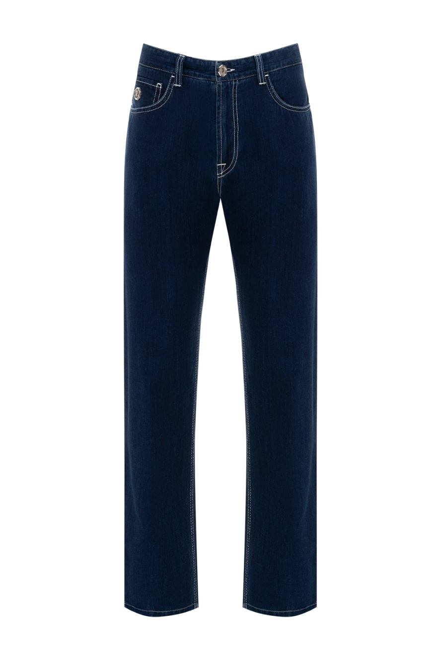 Stefano Ricci Ерлерге арналған көк мақта джинсы, қарапайым стиль
- контрастты тігістер. Құрамы: 100% мақта. Жабу: түйме, найзағай. Қалталар: үш бүйір қалта, екі артқы қалта. Шығарылған елі: Италия. Күтім: арнайы тазалау - фото 1