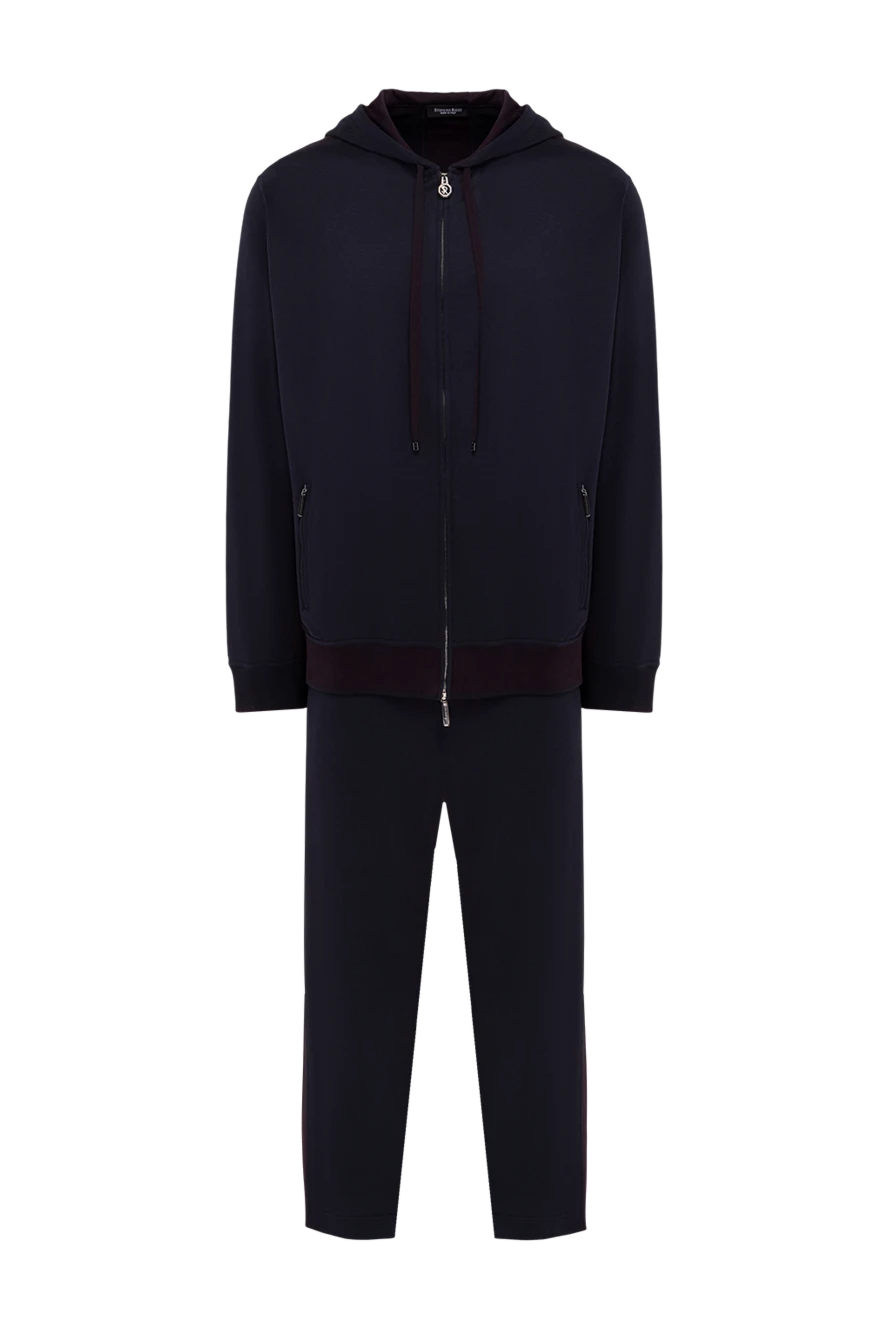 Stefano Ricci Спортивный костюм из хлопка темно синий с капюшоном
- Контрастная отделка, тиснение логотип бренда. Капюшон. 95% хлопок, 5% эластан. Кулиска, молния. Четыре боковых кармана. Страна производитель: Италия. Уход: специализированная чистка - фото 1
