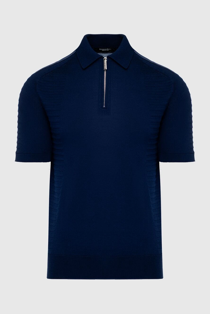 Stefano Ricci Поло из хлопка и кожи крокодила белое мужское - Вставки из кожи крокодила. 100% хлопок, кожа крокодила. Молния. Страна производитель: Италия. Уход: специализированная чистка - фото 1