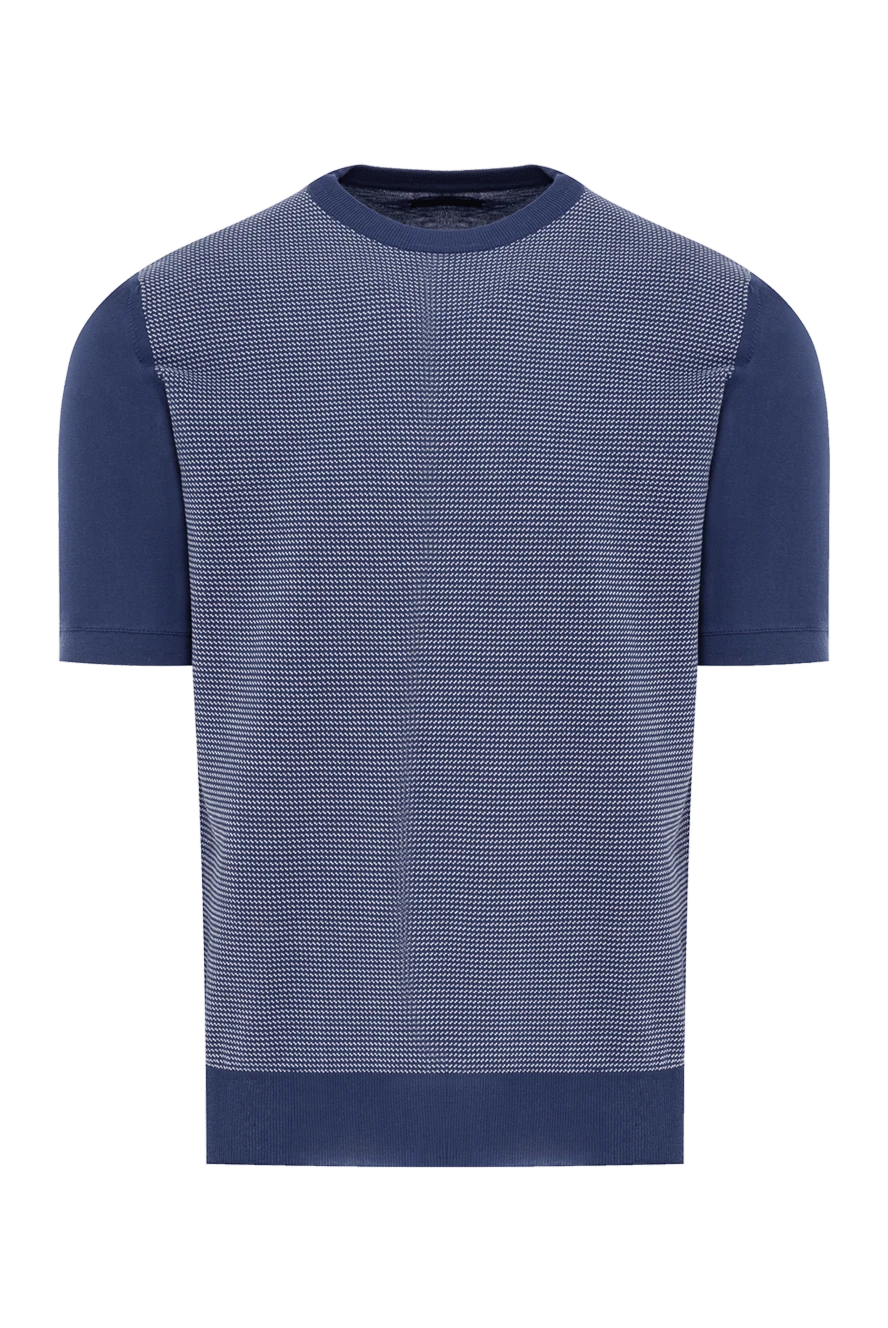 Corneliani Джемпер с коротким рукавом и меланжевым узором из дышащего хлопка
- Контрастный узор. Короткий рукав. 100% хлопок. Страна производитель: Италия. Уход: специализированная чистка - фото 1