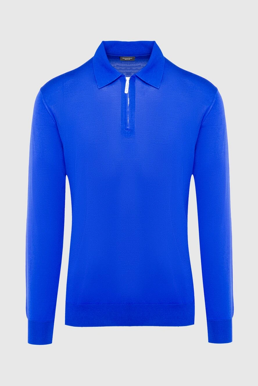 Stefano Ricci Синее поло с длинным рукавом и воротником на молнии
- Длинный рукав. 100% шёлк. Молния. Страна производитель: Италия. Уход: специализированная чистка - фото 1