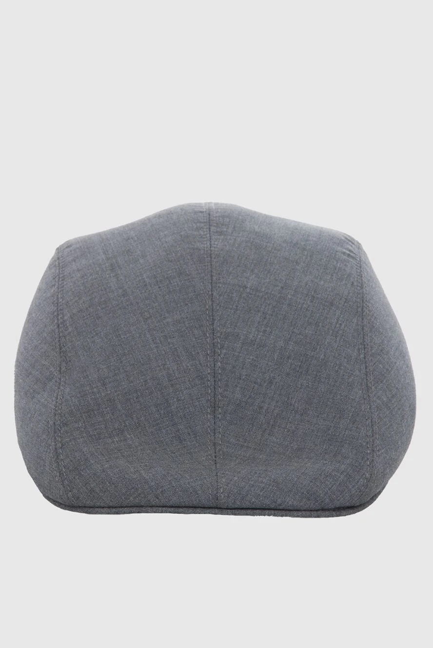 Brunello Cucinelli Cap made of gray wool for men - 100% wool. Country of manufacture: Italy. Care: specialized cleaning - photo 1
