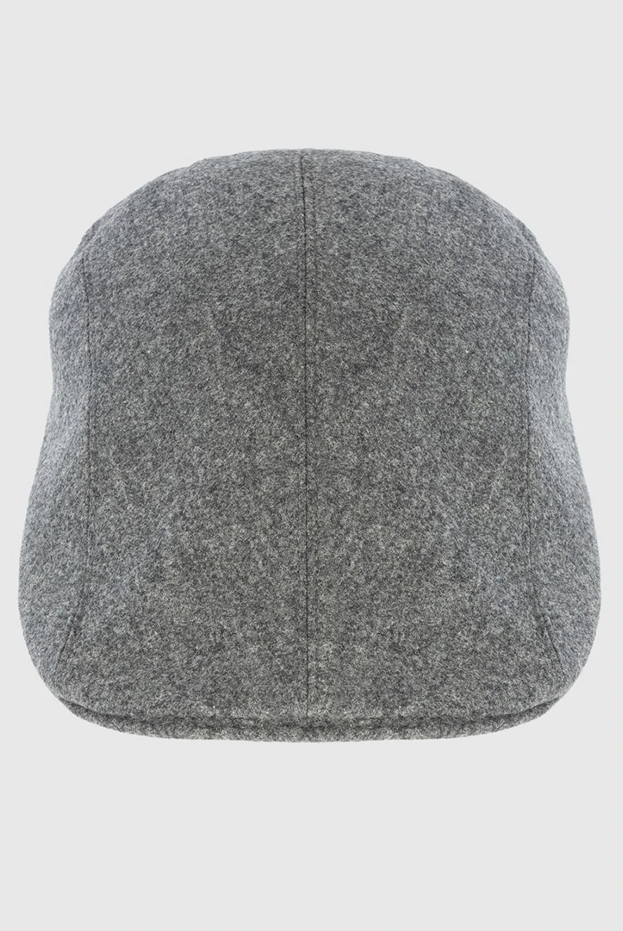 Brunello Cucinelli Cap made of cotton gray for men - 100% cotton. Country of origin: Italy. Care: specialized cleaning - photo 1