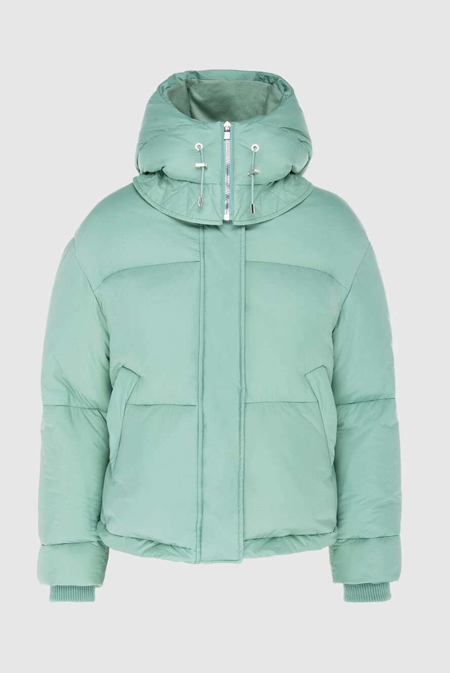 Loro Piana Пуховик из полиамида зеленый женский - капюшон. 100% полиамид, пух. молния, кулиска. два боковых кармана. Страна производитель: Италия. Уход: специализированная чистка - фото 1