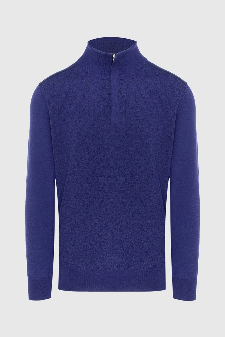 Stefano Ricci Тройер из кашемира и шелка в однотонном исполнении с текстурной отделкой - Фактурный узор. 60% кашемир, 40% шёлк. Молния. Страна производитель: Италия. Уход: специализированная чистка - фото 1