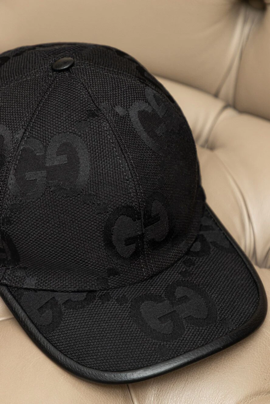 Gucci men's cap black with embossed logo 174025 — Buy in Almaty