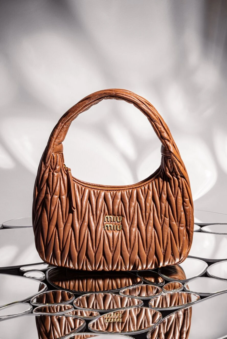 Miu Miu brown leather bag for women 175172 — Buy in Almaty