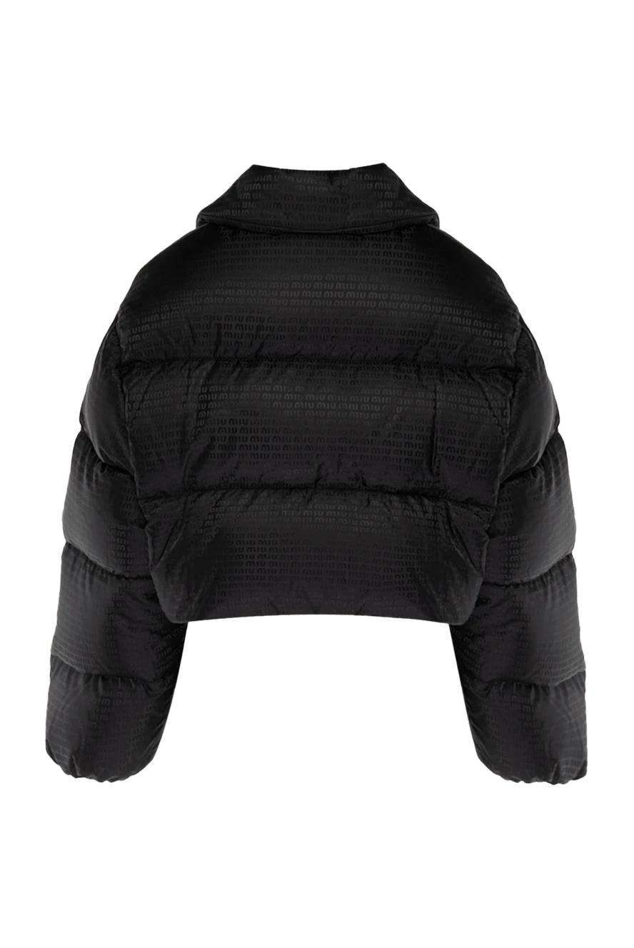 Miu Miu black cropped jacket with snap buttons women's 175180