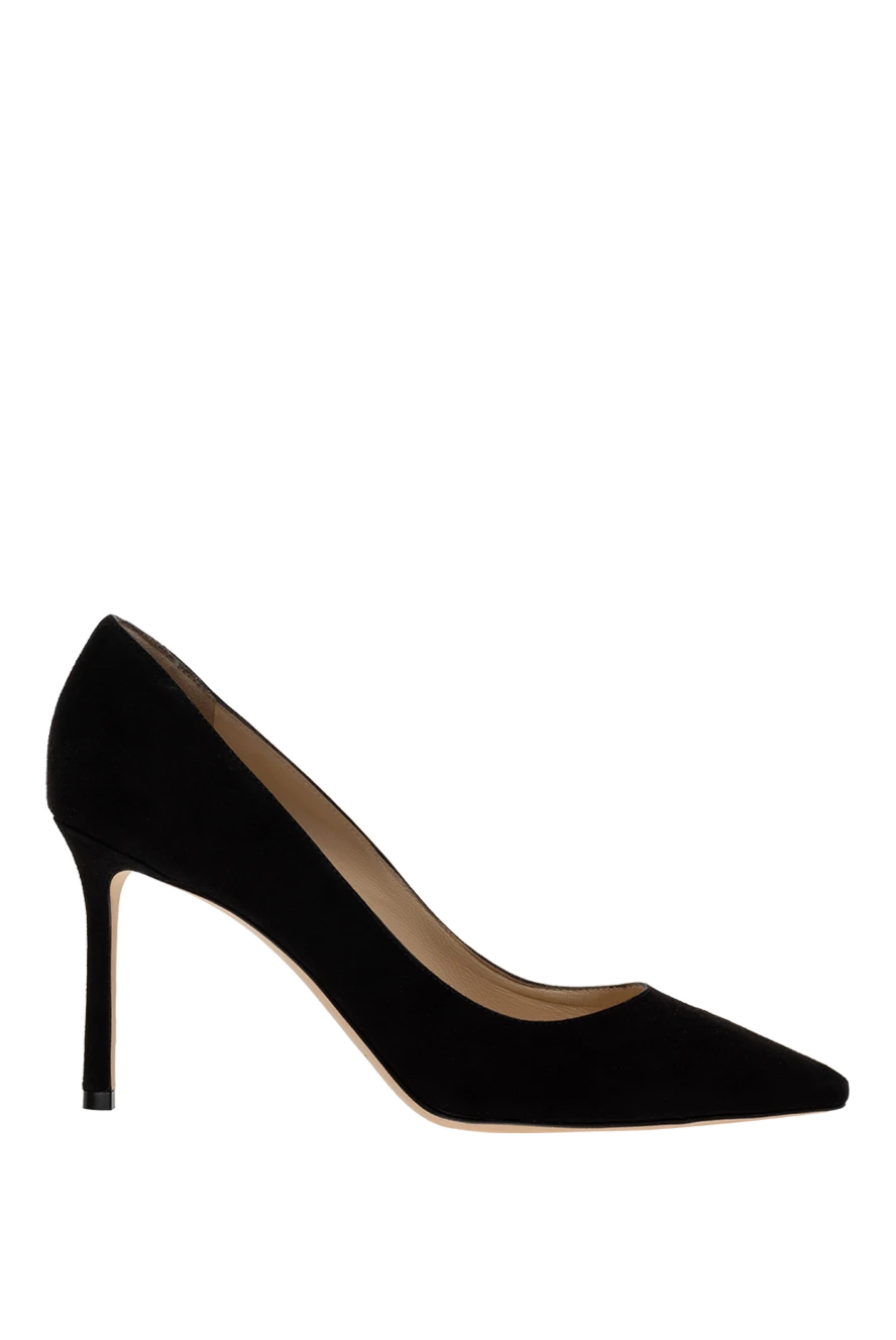 Jimmy Choo Туфли из замши черные женские - 100% замша. Высота каблука: 9 см. Страна производитель: Италия. Уход: специализированная чистка - фото 1