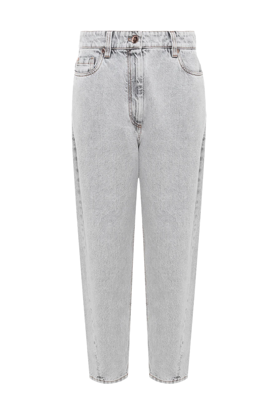 Brunello Cucinelli Жуылған джинсыдан жоғары белді аналық джинсы
Әйелдер - контрастты тігістер. Қалталар: алдыңғы үш қалта, екі артқы қалта. Құрамы: 100% мақта. Бекіту: найзағай, түймелер. Шығарылған елі: Италия. Күтім: арнайы тазалау - фото 1