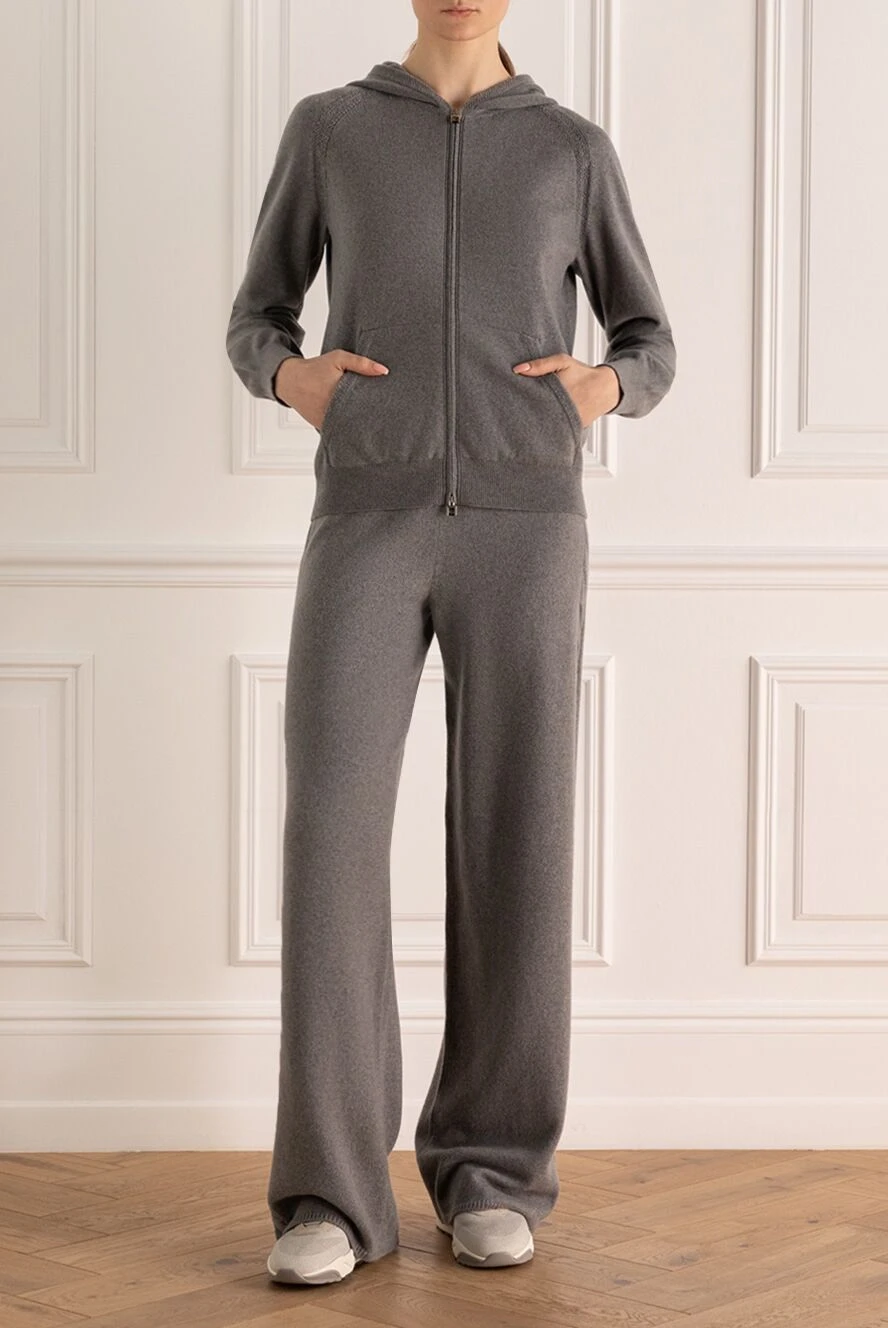 Loro Piana cashmere walking suit gray for women 176174 — Buy Loro Piana cashmere walking suit gray for women 176174 — Buy
