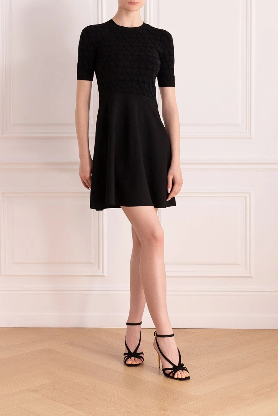 Valentino women's dress black 176970  Buy in Almaty, Kazakhstan | Domino.kz