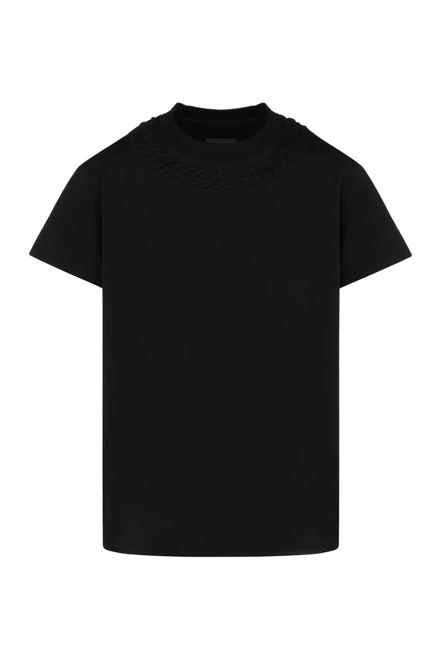 Givenchy Футболка женская черная из хлопка - 100% хлопок. Страна производитель: Италия. Уход: специализированная чистка - фото 1