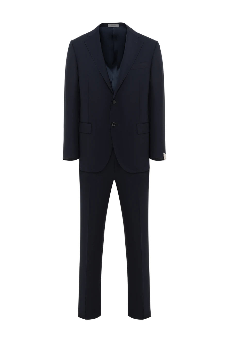 Corneliani Классикалық ерлер костюмі көк - Құрамы: 100% жүн. Жабу: түймелер. Қалталар: екі бүйір қалта, бір кеуде қалта. . Шығарылған елі: Италия. Күтім: арнайы тазалау - фото 1